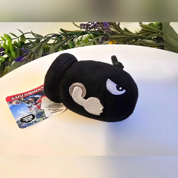 Mario Kart, Bullet Bill, Small Plush Keychain - Picture 9 of 9